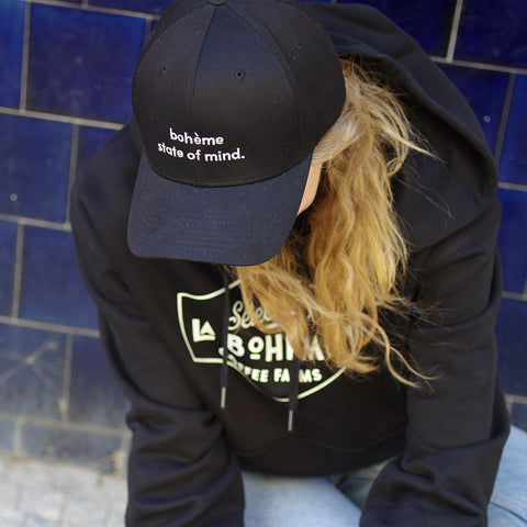 Černá kšiltovka La Bohème Café