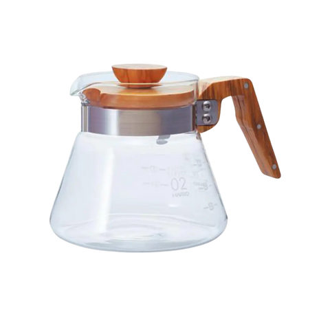 Hario V60-02 Konvička s Olivovým Dřevem 0,6 l
