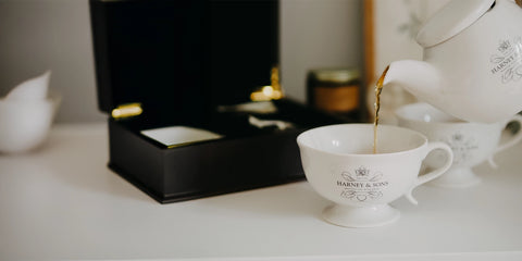 Příprava čajů Harney & Sons